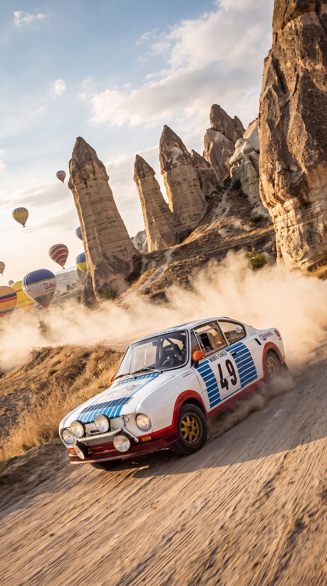 Škoda 130 RS rally car in Cappadocia